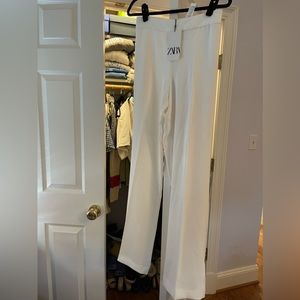 NWT Zara White Trousers